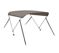 vidaXL Toldo Bimini de 2 Arcos Capota para Barco Cubierta Protección UV Color Gris, Negro, y mas
