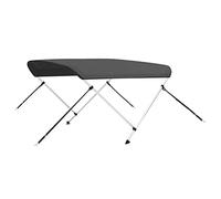 vidaXL Toldo Bimini de 2 Arcos Gris Antracita 150x120x110 cm