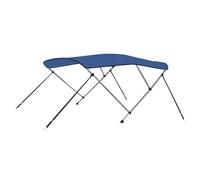 vidaXL Toldo Bimini 3 arcos – Techo para embarcación – Azul, Blanco, Antracita y más