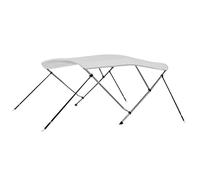 vidaXL Toldo Bimini de 3 Arcos Blanco 183x180x137 cm