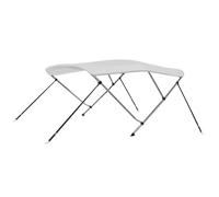 vidaXL Toldo Bimini de 3 arcos blanco 183x196x137 cm