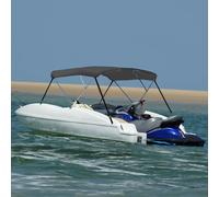 vidaXL Toldo Bimini de 3 Arcos para Barco Embarcación de Lona Estable Color Azul, Blanco, Antracita y mas