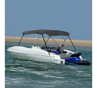 vidaXL Toldo Bimini de 3 Arcos Techo de Embarcación Barco Protegedor Color Azul, Blanco, Antracita y mas