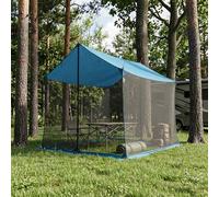 vidaXL Toldo de camping con paredes de malla Azul 270 x 210 x 210 cm