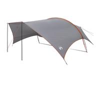 vidaXL Toldo de Camping Resistente al Agua Gris y naranja