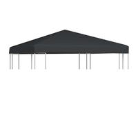 vidaXL Toldo de cenador 310 g/m² 3x3 m gris