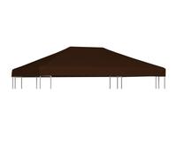 vidaXL Toldo de Cenador 310 g/m² 3x4 m Casa Jardín Dosel Lona Carpa Color Burdeos, Taupé, Marrón y mas