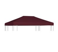 vidaXL Toldo de Cenador 310 g/m² 3x4 m Casa Jardín Dosel Lona Carpa Color Burdeos, Taupé, Marrón y mas