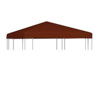 vidaXL Toldo de Cenador Cubierta de Carpa de Repuesto Dosel Lona Jardín Patio 310 g/m² 3x3 m Terracota