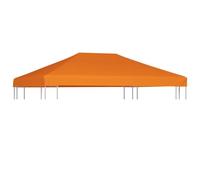 vidaXL Toldo de Cenador, Cubierta Superior de Carpa, Techo de Repuesto, Pabellón para Jardín Patio Terraza Casa, Naranja 313 g/m² 4x3 m