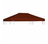 vidaXL Toldo de cenador Terracota 310 g/m² 3x4 m
