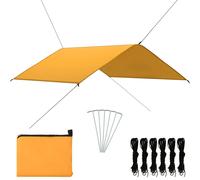 vidaXL Toldo de jardín amarillo 4x4 m