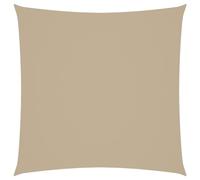 vidaXL Toldo de Vela Cuadrado Tela Oxford Beige 7x7 m