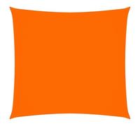 vidaXL Toldo de Vela Cuadrado Tela Oxford Naranja 6x6 m
