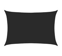 vidaXL Toldo de Vela Negro HDPE 160 g/m² 3,5x4,5 m