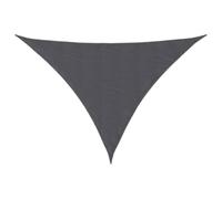 vidaXL Toldo de vela Parasol triangular - Tela Oxford gris antracita 3x4x4 m