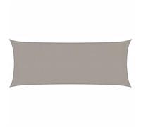 vidaXL Toldo de vela rectangular HDPE gris claro 160 g/m² 2 x 4,5 m – vela de sombra