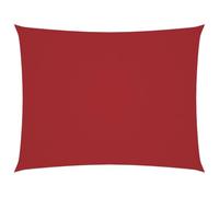 vidaXL Toldo de vela rectangular Tela Oxford rojo 2,5x3,5 m