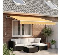 vidaXL Toldo eléctrico 4 x 3 m Arena 100% Poliéster