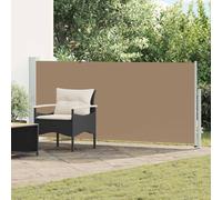 vidaXL Toldo lateral retráctil 100% poliéster hierro acero
