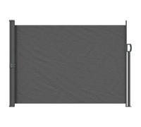 vidaXL Toldo Lateral retráctil 100% poliéster Hierro Acero, Toldo Ajustable, Techo Moderno, Rectangular para Patio, Sombra Flexible contra UV y Resistente al Agua
