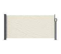 vidaXL Toldo Lateral retráctil 100% poliéster Hierro Acero, Toldo Ajustable, Techo Moderno, Rectangular para Patio, Sombra Flexible contra UV y Resistente al Agua