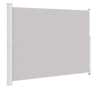 vidaXL Toldo lateral retráctil – Pantalla solar enrollable para patio/jardín Gris 220x300 cm