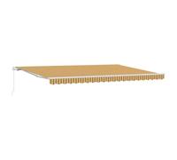 vidaXL Toldo Manual Retráctil Parasol Sombrilla para Jardín Patio Terraza | Fácil ajuste del mango para la sombra perfecta, Tela de poliéster resistente a los rayos UV que dura años,
