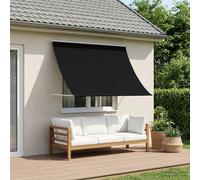 vidaXL Toldo Negro 400 x 150 cm