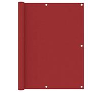 vidaXL Toldo para balcón de Tela Oxford Rojo 120x600 cm