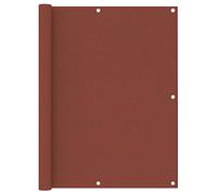 vidaXL Toldo para balcón de Tela Oxford Terracota 120x500 cm