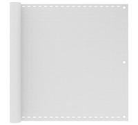 vidaXL Toldo para balcón HDPE Blanco 90x500 cm