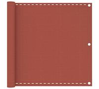 vidaXL Toldo para balcón HDPE 90x600 cm Color Antracita, Antracita y blanco, Blanco Terracotta