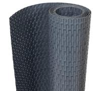 vidaXL Toldo para balcón ratán sintético Gris Antracita 300x100 cm, Pantalla de balcón, Pantalla de privacidad de jardín, Pantalla de Cerca