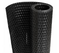 vidaXL Toldo para balcón ratán sintético Negro 300x80 cm, Pantalla de balcón, Pantalla de privacidad de jardín, Pantalla de Cerca, Pantalla de jardín