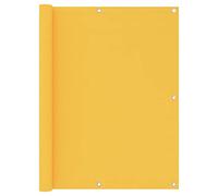 vidaXL Toldo para balcón tela oxford amarillo 120x400 cm