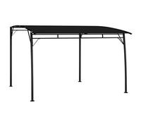 vidaXL Toldo parasol Quiosco Cenador Gazebo impermeable para exterior Gris antracita