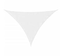 vidaXL Toldo de vela triangular tela Oxford blanco 3x4x5 m