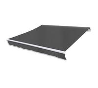 vidaXL Toldo plegable de operación manual 300 cm en color Azul y blanco/Crema/Antracita y más