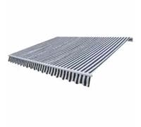 vidaXL Toldo plegable motorizado 600 cm azul y blanco