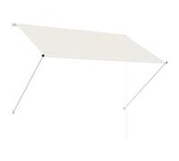 vidaXL Toldo retráctil 200x150 cm Crema