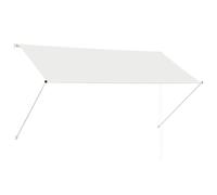 vidaXL Toldo retráctil 250x150 cm Crema