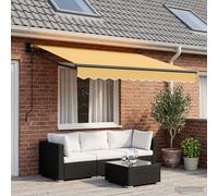 vidaXL Toldo retráctil Arena 3,5 x 2,5 m Poliéster y Metal