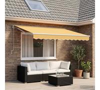 vidaXL Toldo retráctil Arena 3,5 x 2 m Poliéster y Aluminio