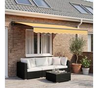 vidaXL Toldo retráctil Arena 3 x 2,5 m Poliéster y Aluminio