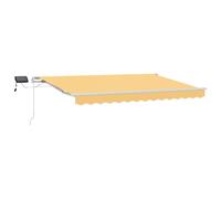 vidaXL. Toldo retráctil, color arena, 400 x 300 cm, fabricado en tela y aluminio