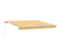 vidaXL Toldo retráctil Arena 450 x 300 cm Lona y Aluminio