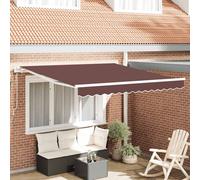 vidaXL Toldo retráctil automático burdeos 300x250 cm