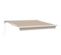 vidaXL Toldo retráctil Beige 300 x 250 x 165 cm Tela y Metal