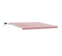 vidaXL: Toldo retráctil con luces LED solares